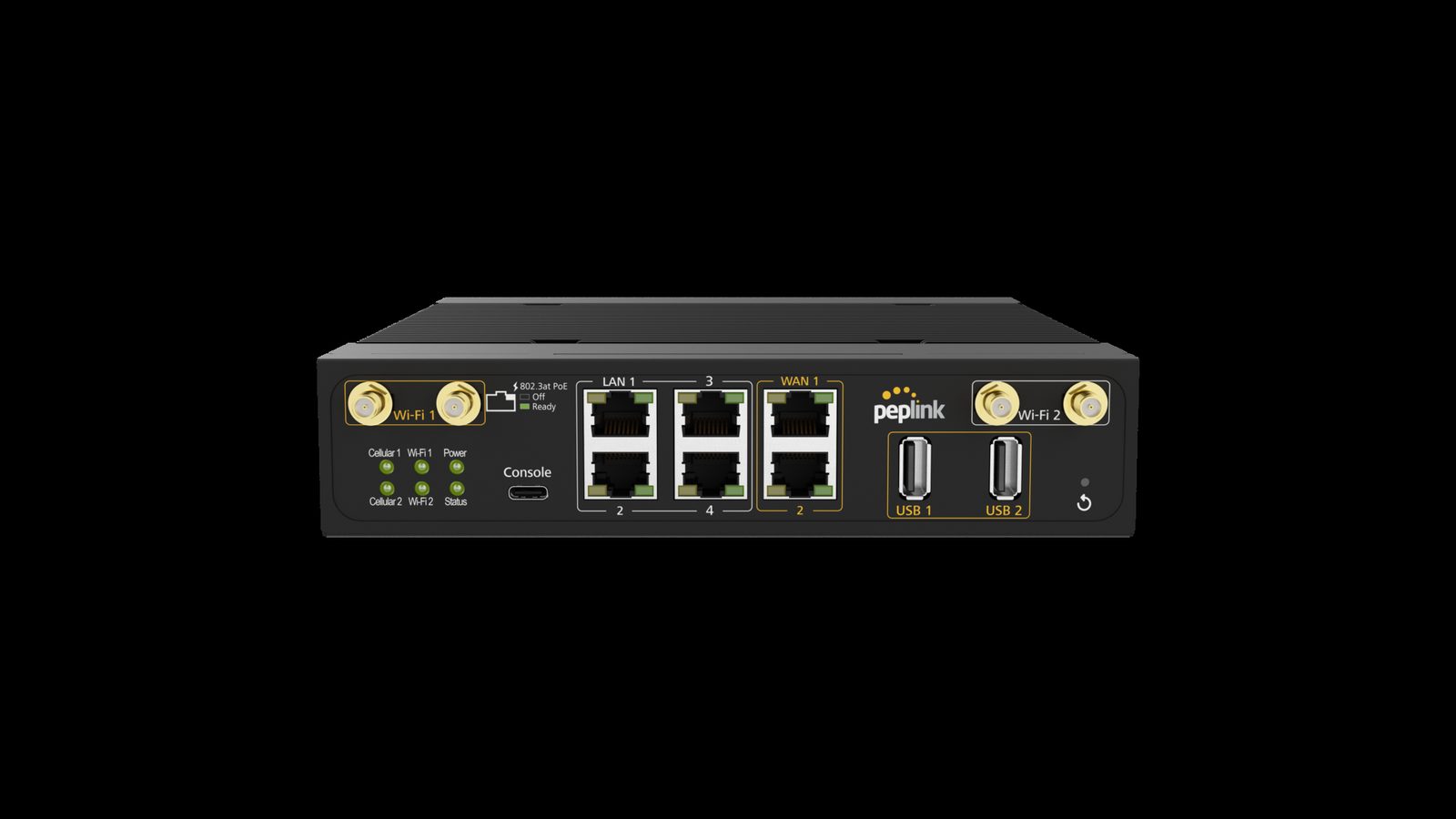 PepLink 5G router installed in an RV
